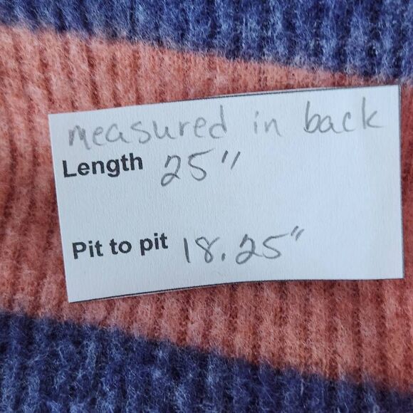 Bobeau Striped Knit Cardigan Sweater Size Small NWOT Draped Front Cardigan - Picture 9 of 9